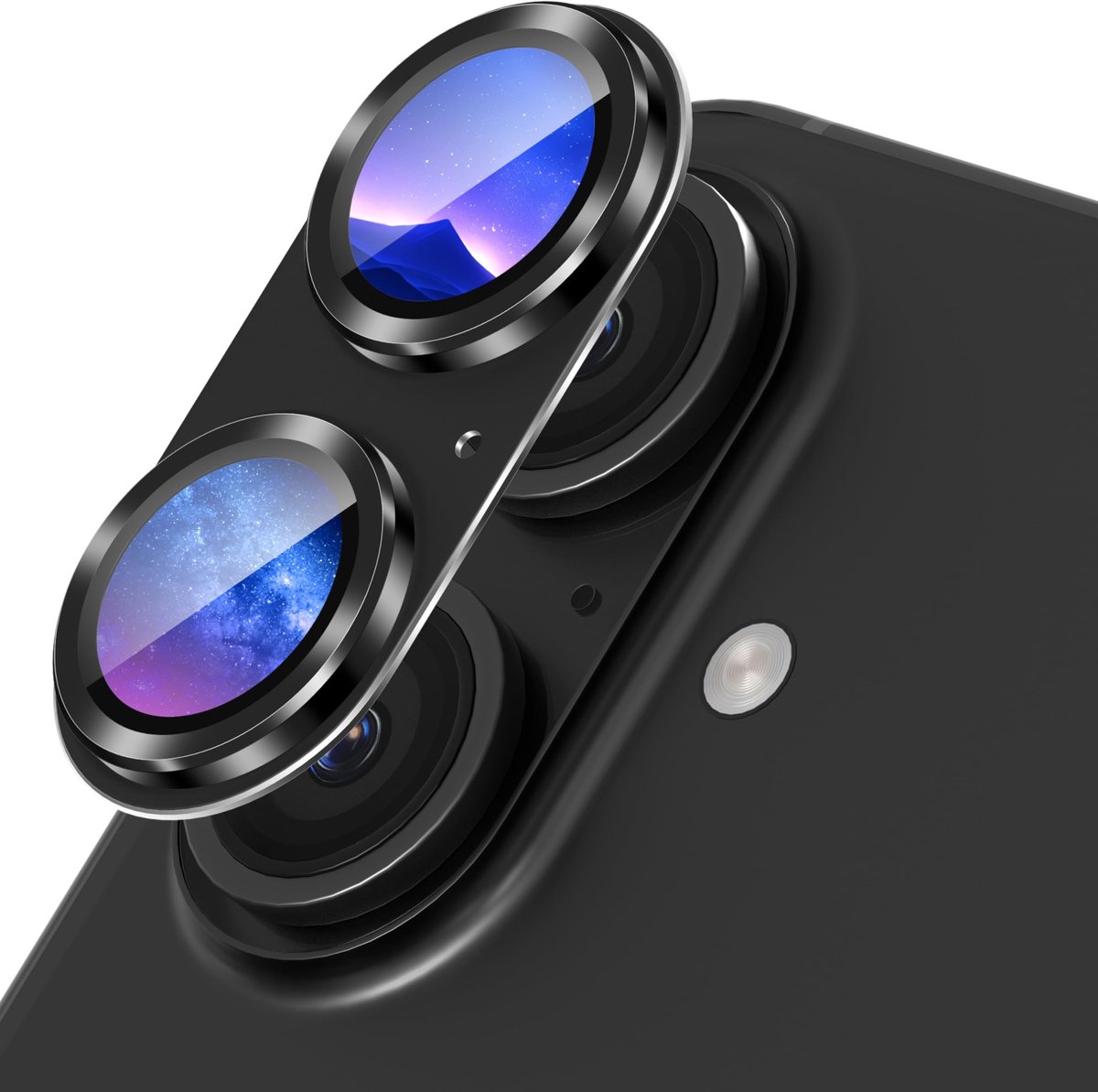 aladdien - Camera Lens Protector - iPhone 16 - HD Glas - Matte Afwerking - Krasbestendig - Bescherming tegen krassen - Geschikt voor iPhone 16/16 Plus