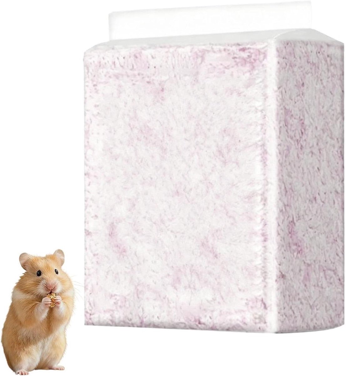 Bodembedekking Knaagdier - Nestmateriaal Papier - Warmte Vasthouden - Stofvrij Materiaal - 471 gram - Wit Violet