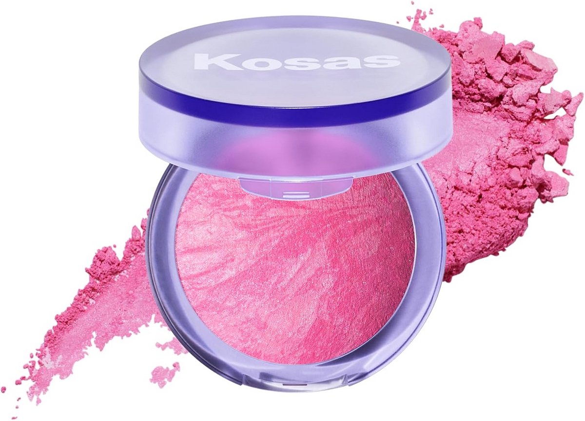 Zijdezachte Poederblush met Duo Kleur voor een Stralende Teint