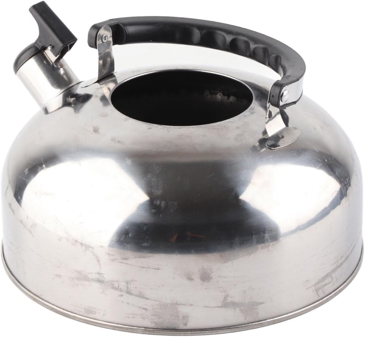 Fluitketel Roestvrij Staal - Waterkoker met Fluit - Water Koken - Snelle Verwarming - 3 Liter - Zilver