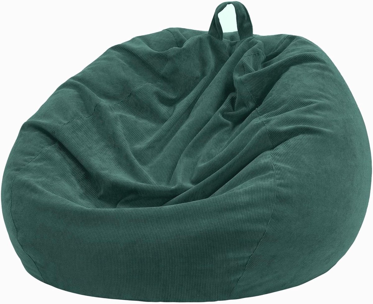 aladdien - Zitzak - Opbergzak voor knuffels - Zacht en comfortabel - 110 x 89 cm - Zitzakstoel voor kinderen en volwassenen - Ideaal voor speelgoedo..