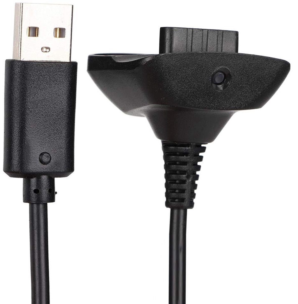 aladdien - Oplader voor Xbox 360 Controller - Snelle Oplaadkabel - 1.5M - Zwart - Oplaadtijd verkorten - Geschikt voor gamers - Kleur zwart