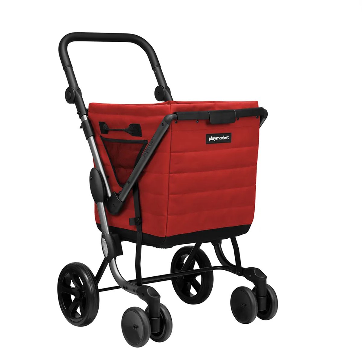 Playmarket We Go Premium Boodschappentrolley Rood