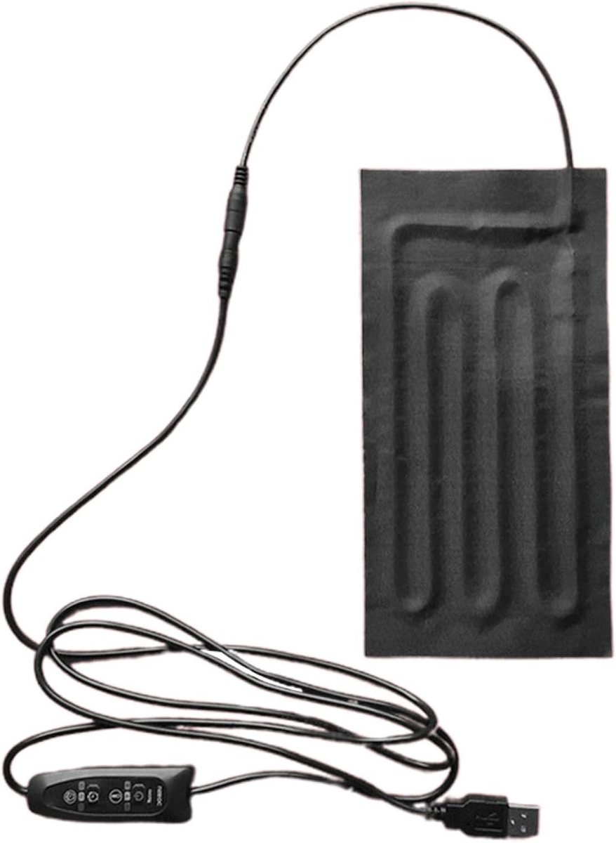 Verwarmingskussen - Verwarmingsmat - Kleding Verwarmen - Koolstofvezel - 10x20cm - Veelkleurig