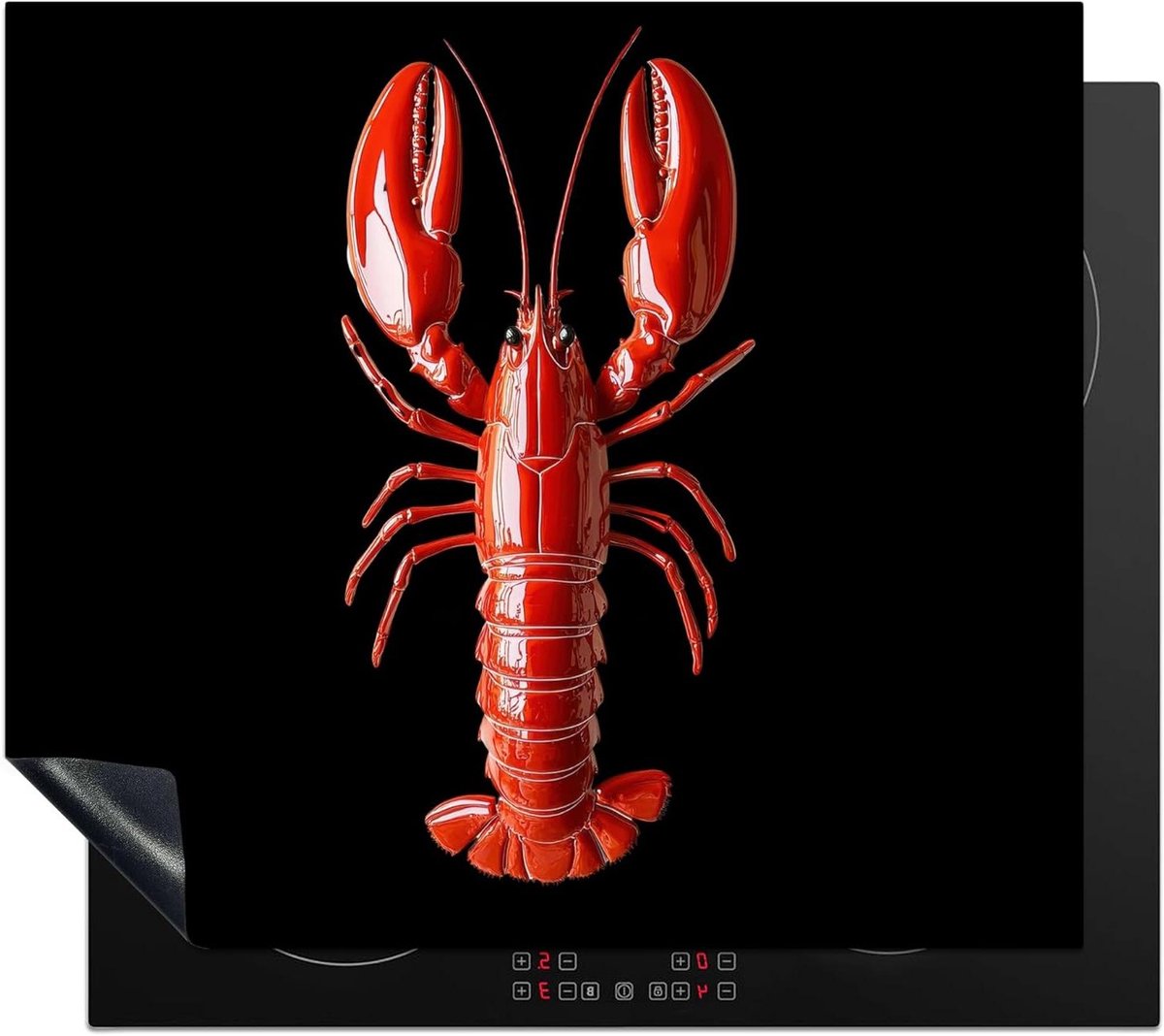 Inductie Protector - Kookplaat Deksel - Extra Werkruimte - Unieke Foto Print - 60x52 cm - Rood