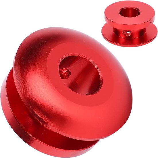 Versnellingspook Adapter - Schakelhendel Houder - Voertuig Controle - Aluminiumlegering - Universeel 12mm - Rood — afbeelding 4