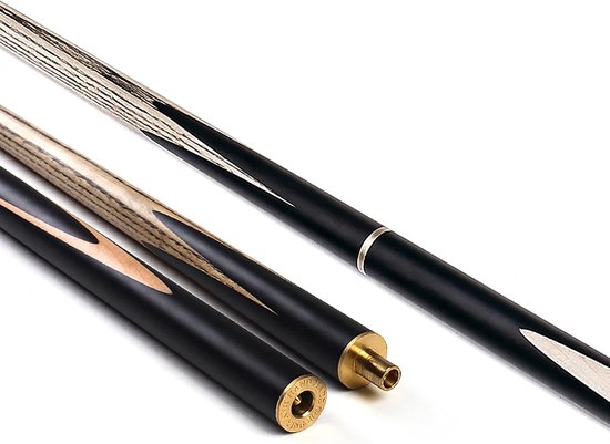 Biljartkeu Essenhout - Poolkeu Snooker - Spel Uitoefenen - 3/4 Constructie - 57 Inch - Natuurlijk — afbeelding 5