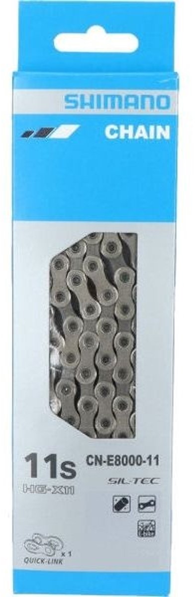 Ketting 11 speed Shimano CN-E8000 E-bike met Quick Link - 138 schakels — afbeelding 2