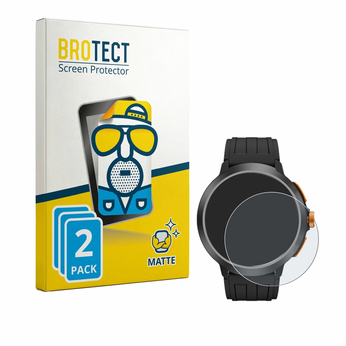 BROTECT - Screenprotector voor Cubot BeatBox - Folie Beschermfolie matte 2 Stuks