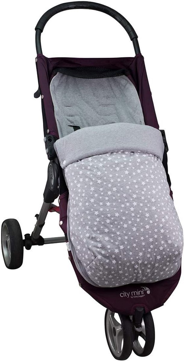 JANABEBE Sak voor Wandelwagen Compatibel met Baby Jogger City Mini Joolz (WHITE STAR, KATOEN) van Janabebe — afbeelding 5