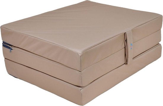 Folding Mattress, Waterproof 3-Piece Foldable Mattress, 60 x 200 x 10, Camping Mattress, Guest Mattress, Sleeping Mattress, Travel Mattress, Oeko-Tex — afbeelding 3