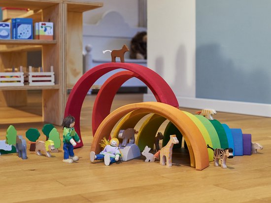 Goki Regenboog Bouwblokken, 11dlg. van goki — afbeelding 3