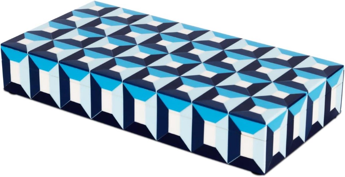 Decoratieve Opbergdoos - Handgemaakte Juwelendoos - Thuis Decoreren - Met Deksel - 640 Gram - Modern