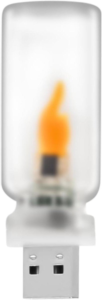 Sfeerlicht - Decoratieve lamp - Auto interieur - Vlamloos ontwerp - Compact formaat - Frosted
