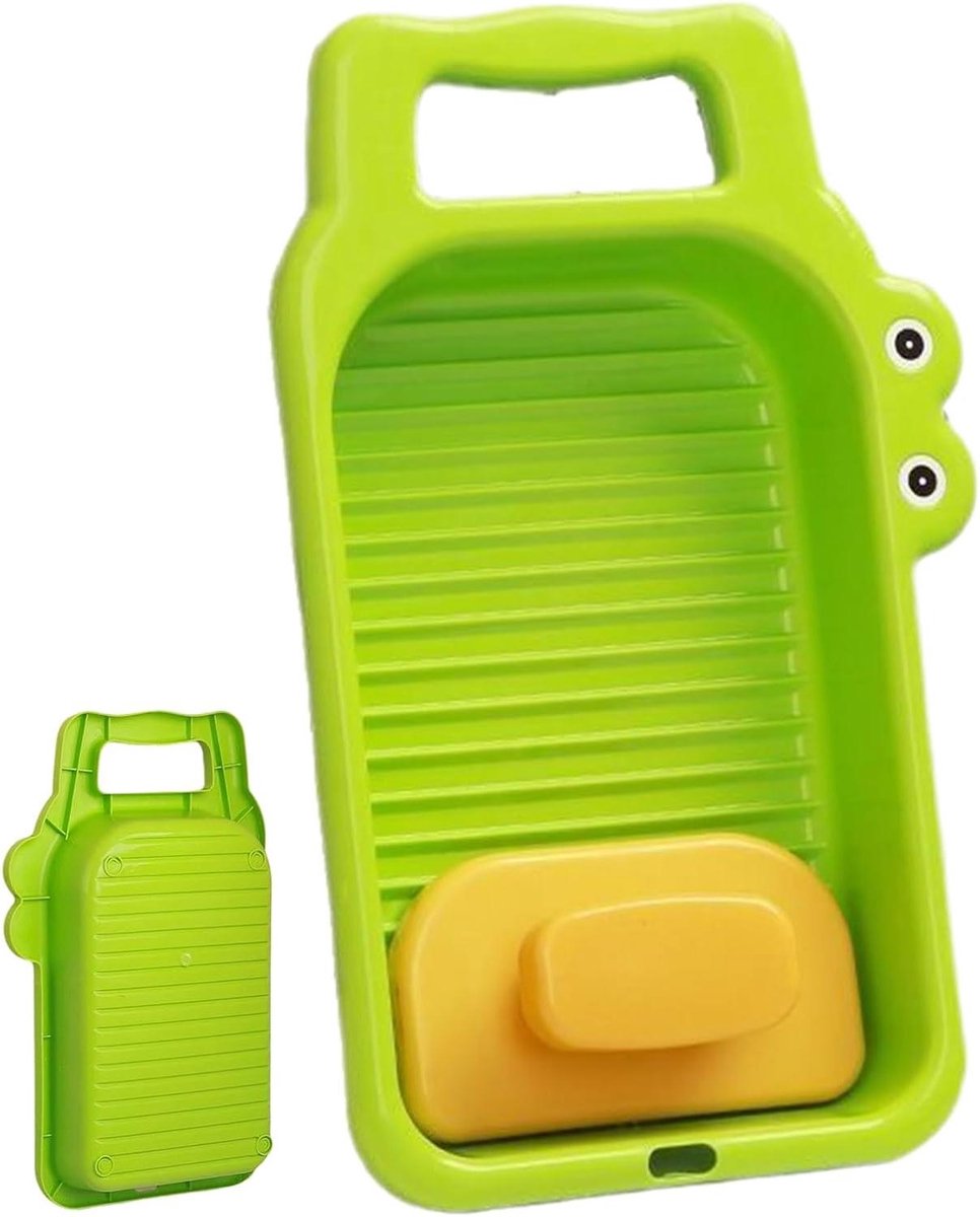 Wasplank - Handwasbord - Kleding Reinigen - Krokodilpatroon - 32 cm - Grijs