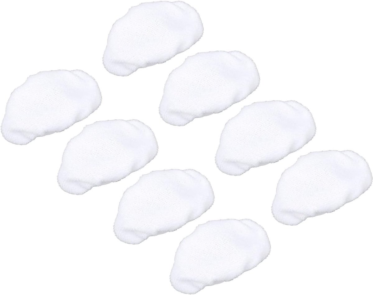 Vervangingspads Stoomreiniger - Microvezeldoeken Sets - Efficiënt Reinigen - Wasbaar Herbruikbaar - 8 Stuks Pakket
