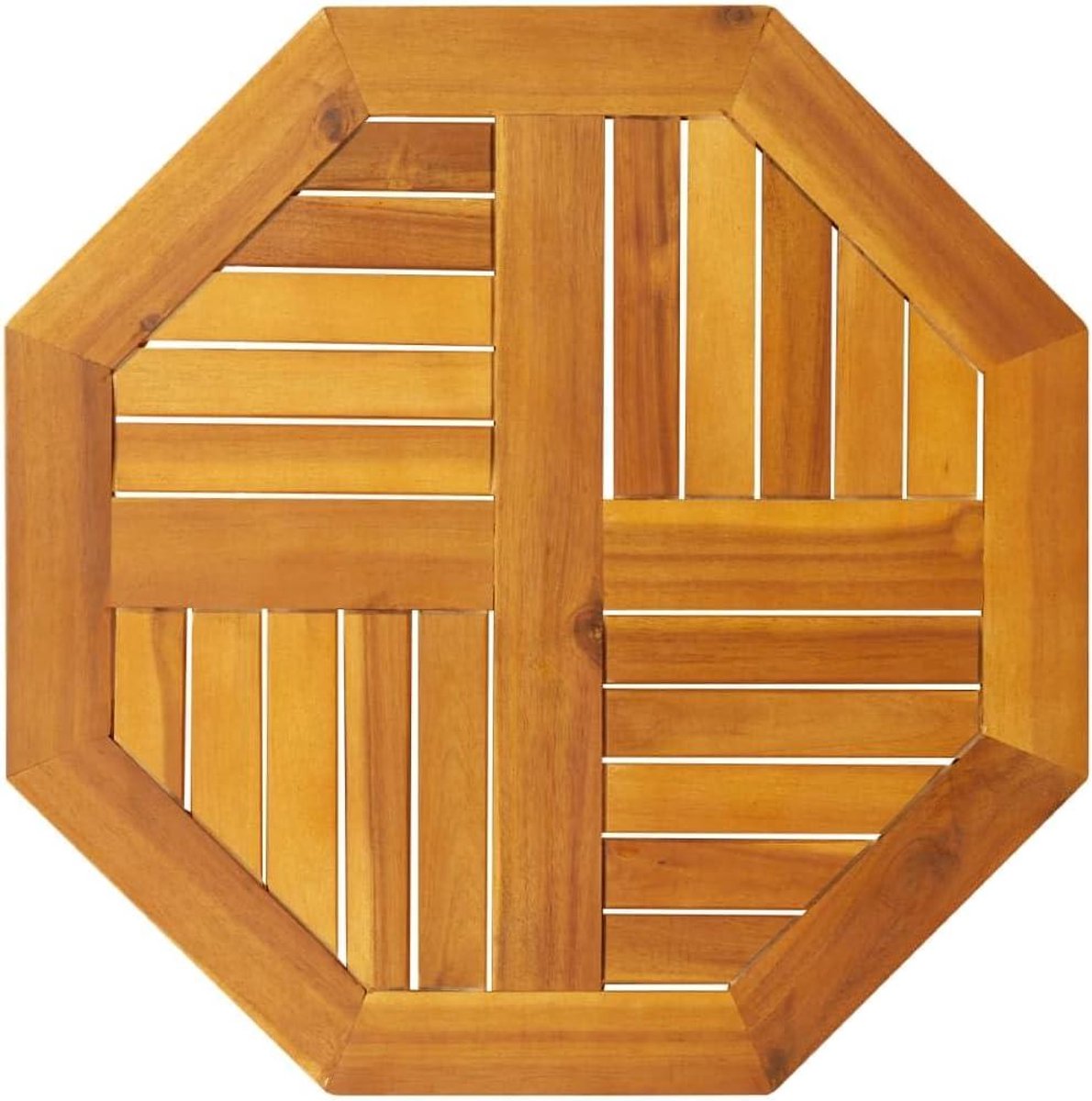 Tafelblad - Houten blad - Tafel opfrissen - Massief acaciahout - 60x60 cm - Bruin