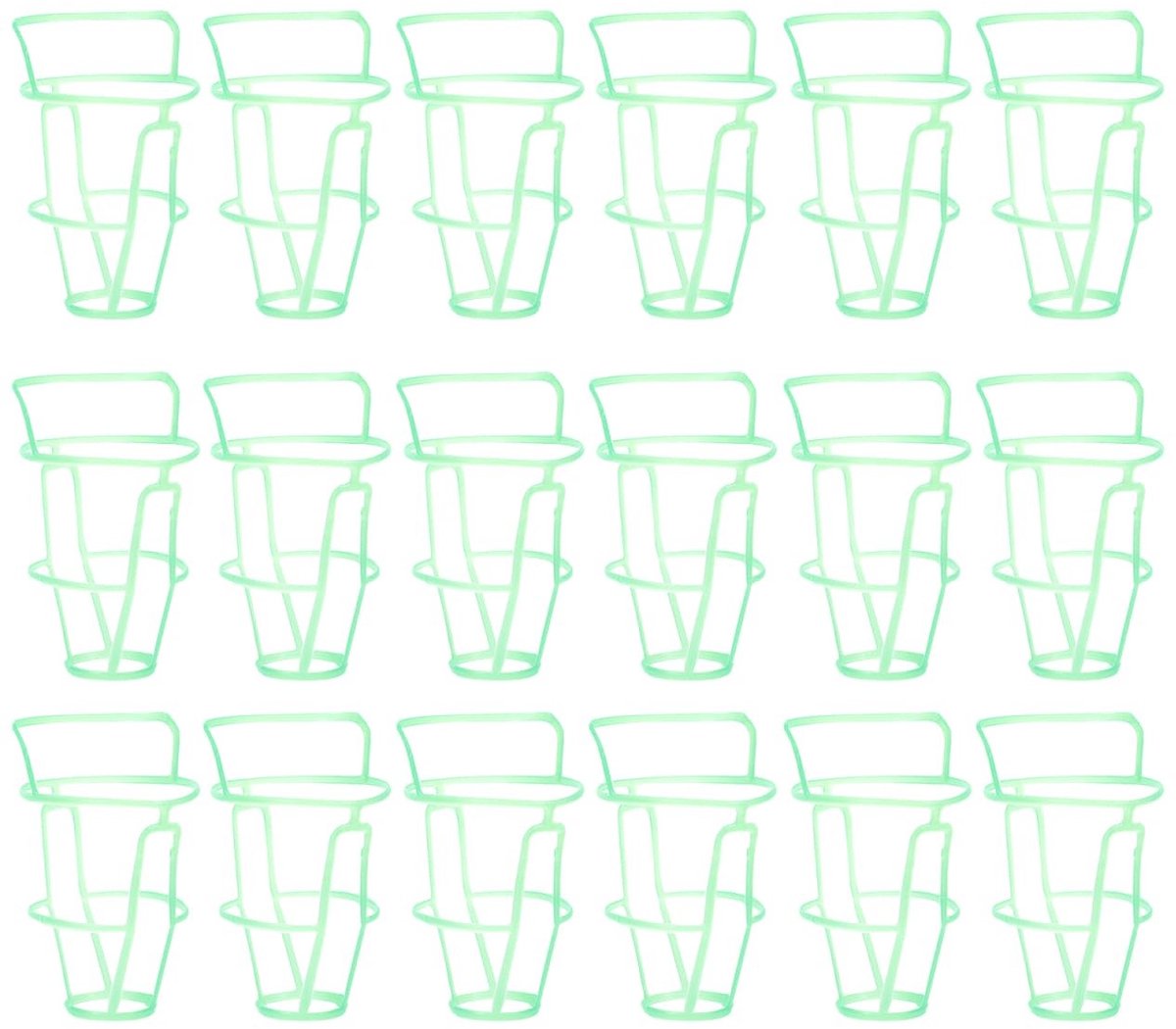 aladdien - Hangnet voor Infusiefles - Herbruikbaar - Duurzaam - 36-delig - Infusie - Perfect voor laboratoria - Geschikt voor experimenten - Kleur: wit