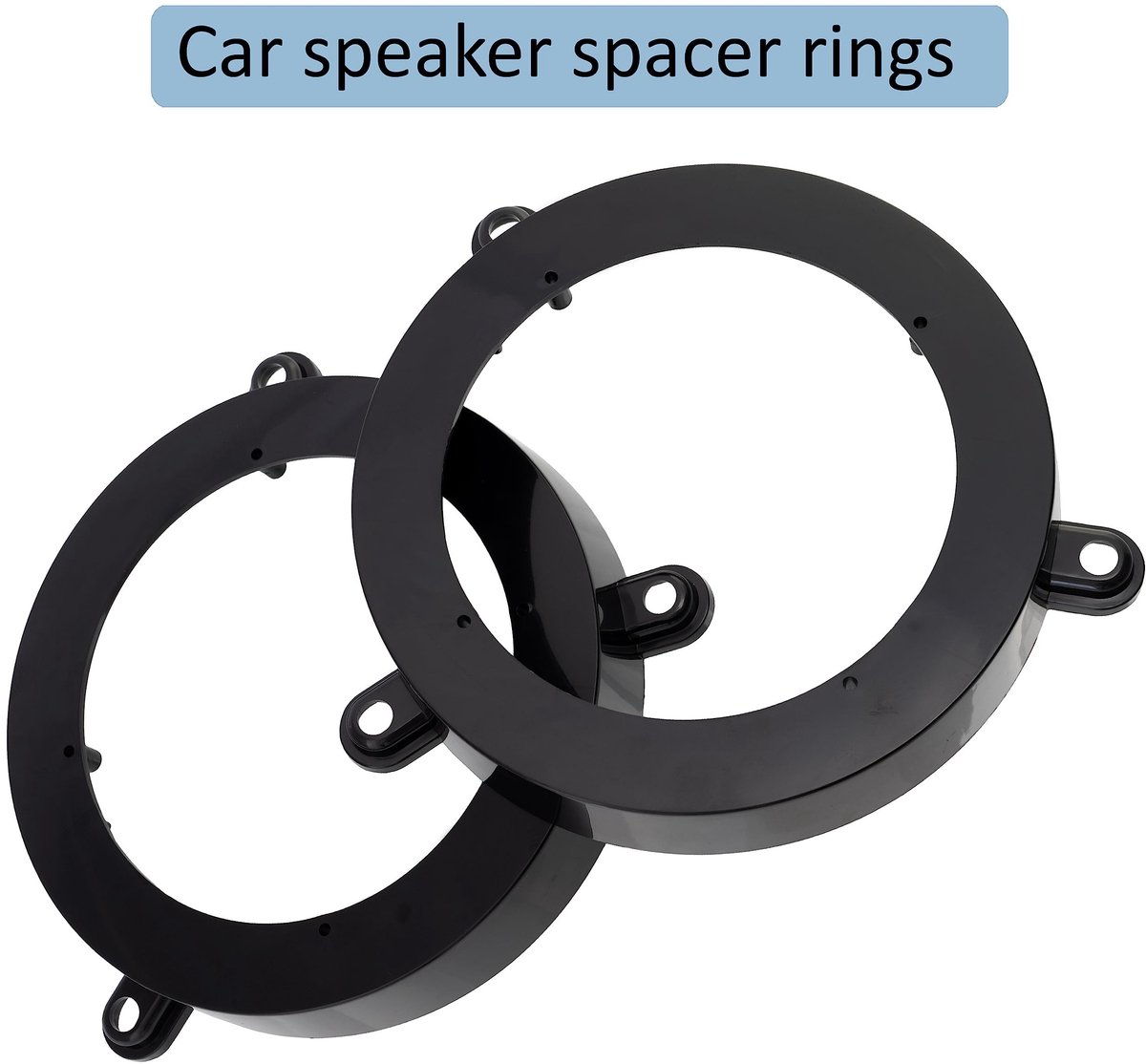 aladdien - Set van 2 adapters voor autoluidsprekers - Voor optimale geluidskwaliteit - Ø130 mm - Geschikt voor Mercedes-Benz C-klasse - Eenvoudige i..
