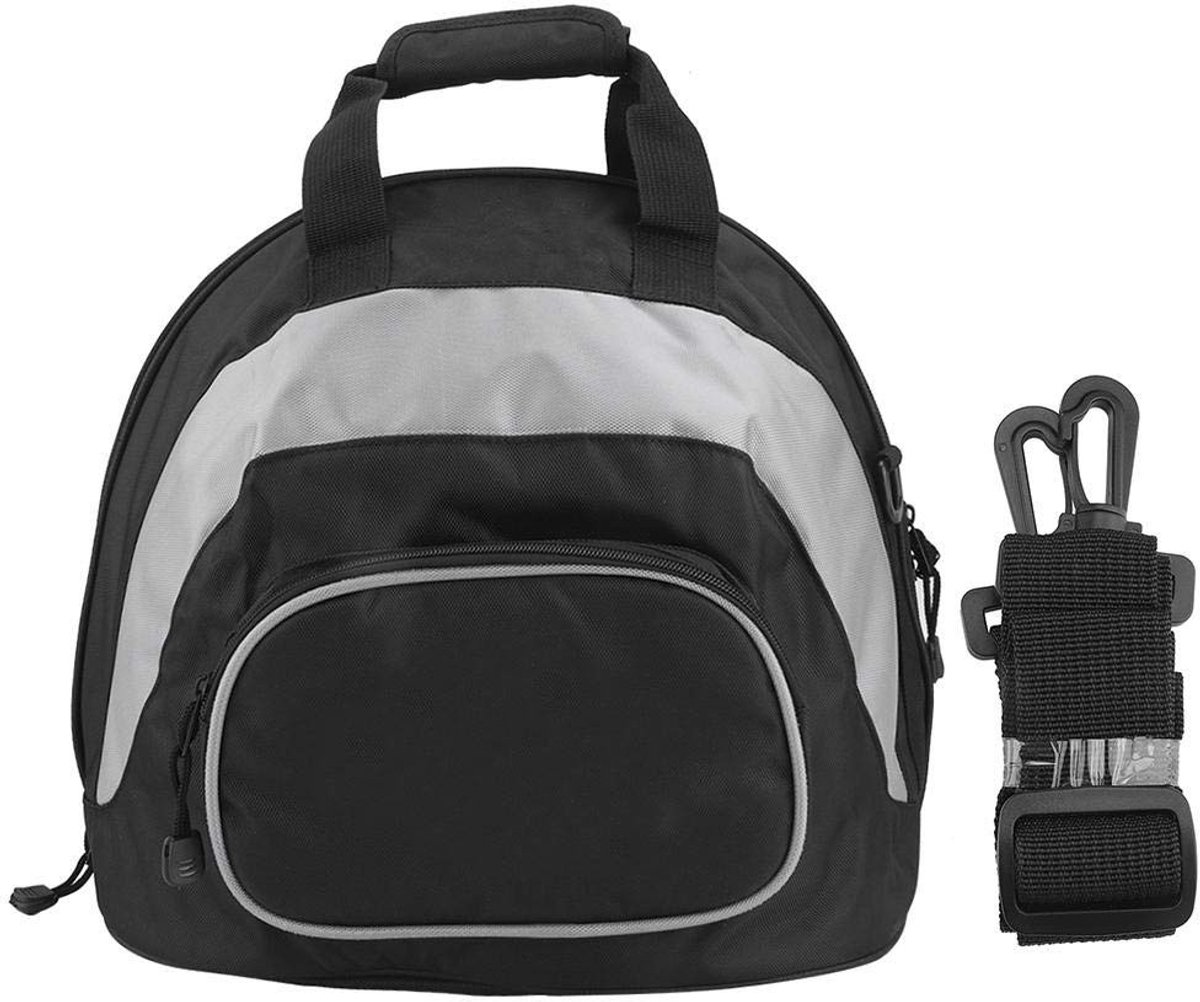 Qiilu Motorhelm Tas - Waterdichte Multifunctionele Rugzak voor Motorrijders - Grijs/Zwart