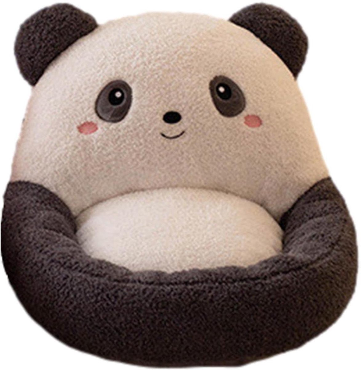 Kinderstoel - Zitje - Ontspannen Zitten - Zachte Pluche Vulling - 55 cm - Panda
