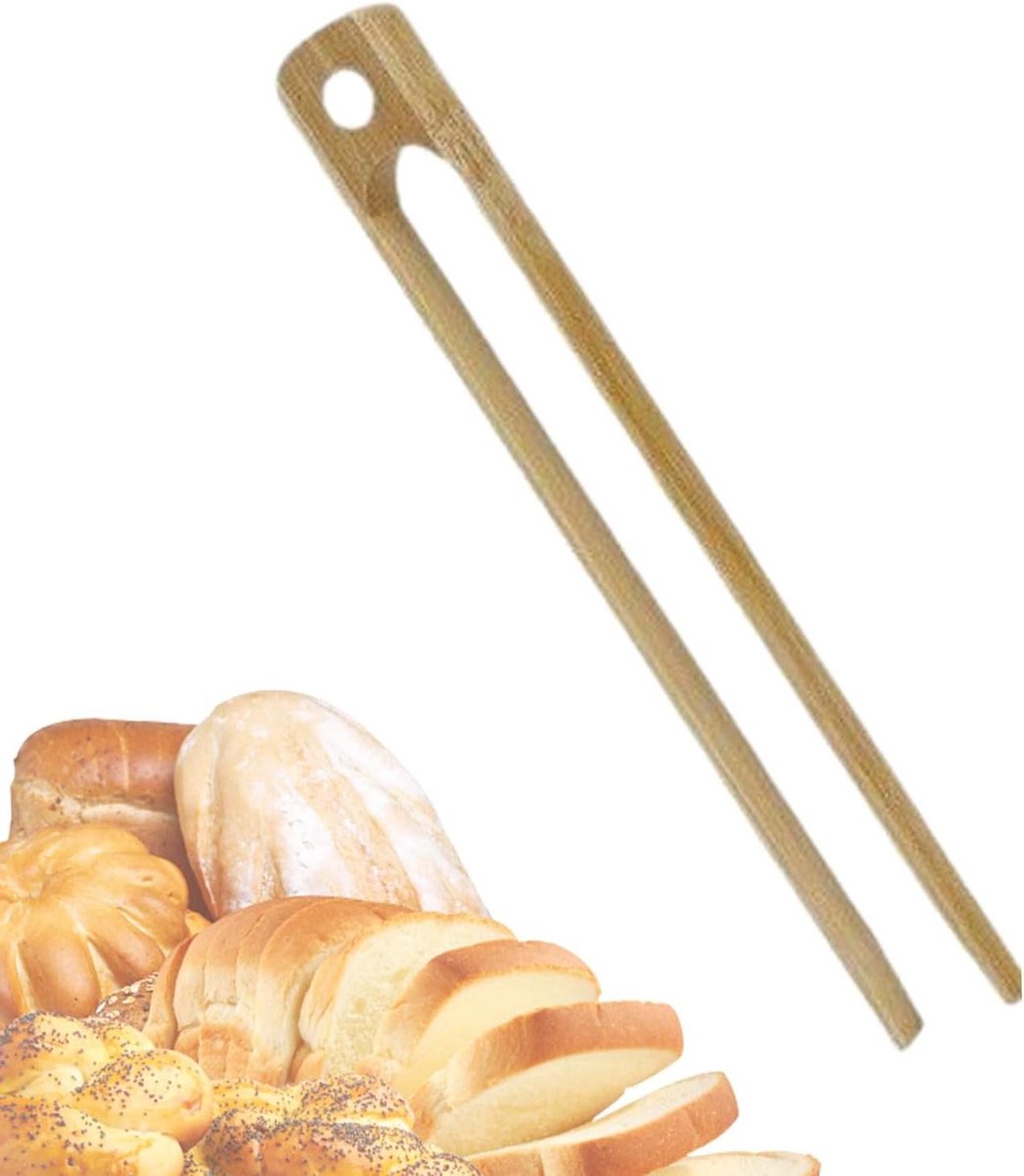 Magneettang Keuken - Houten Klem - Brood Behandelen - Magnetisch Ontwerp - 22 cm - Houtkleur