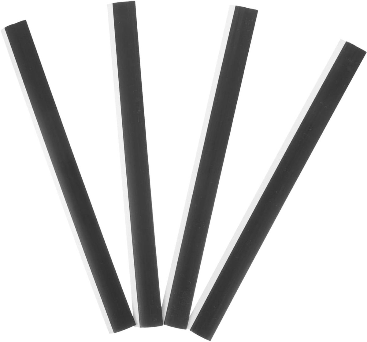 Stofblik Rand Set - Reparatie Strips - Stoffen Opvangen - Rubberen Afdichting - 26cm - Zwart