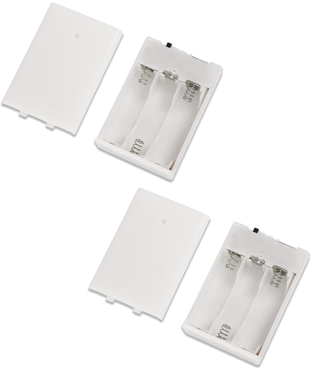 SPHProducts - USB Batterypack - Draadloze Voeding - 2x USB voor 5V LED Neonlichten - Binnen en Buiten gebruik - Energiezuinig - Gemakkelijk te gebruiken