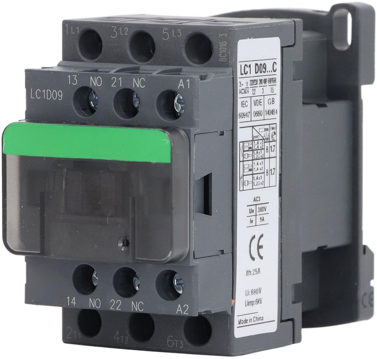 ONF3 - Laagspanning AC-Schakelaar - Elektronische Schakelaar 9A - Betrouwbaar en stabiel - Geschikt voor airconditioners - Condensorcompressor s...