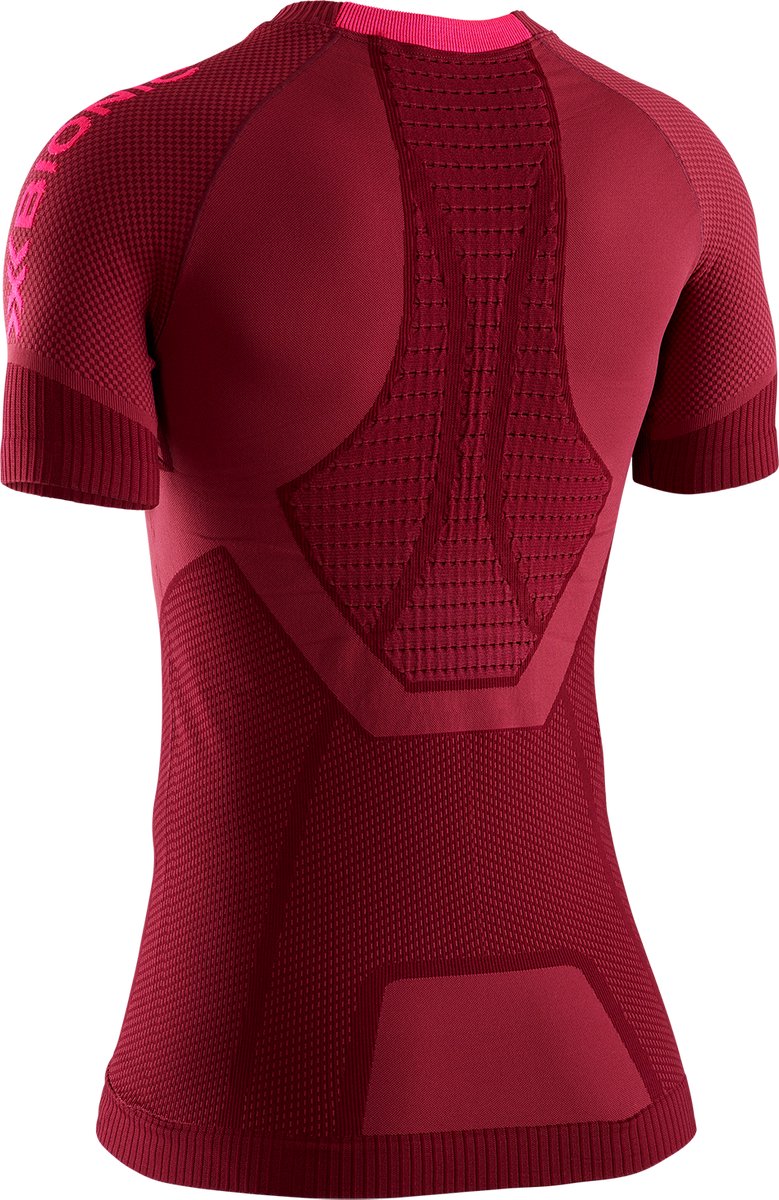 X-Bionic Invent 4.0 Hardloopshirt Korte Mouw Dames Opal Black/Arctic White Maat S