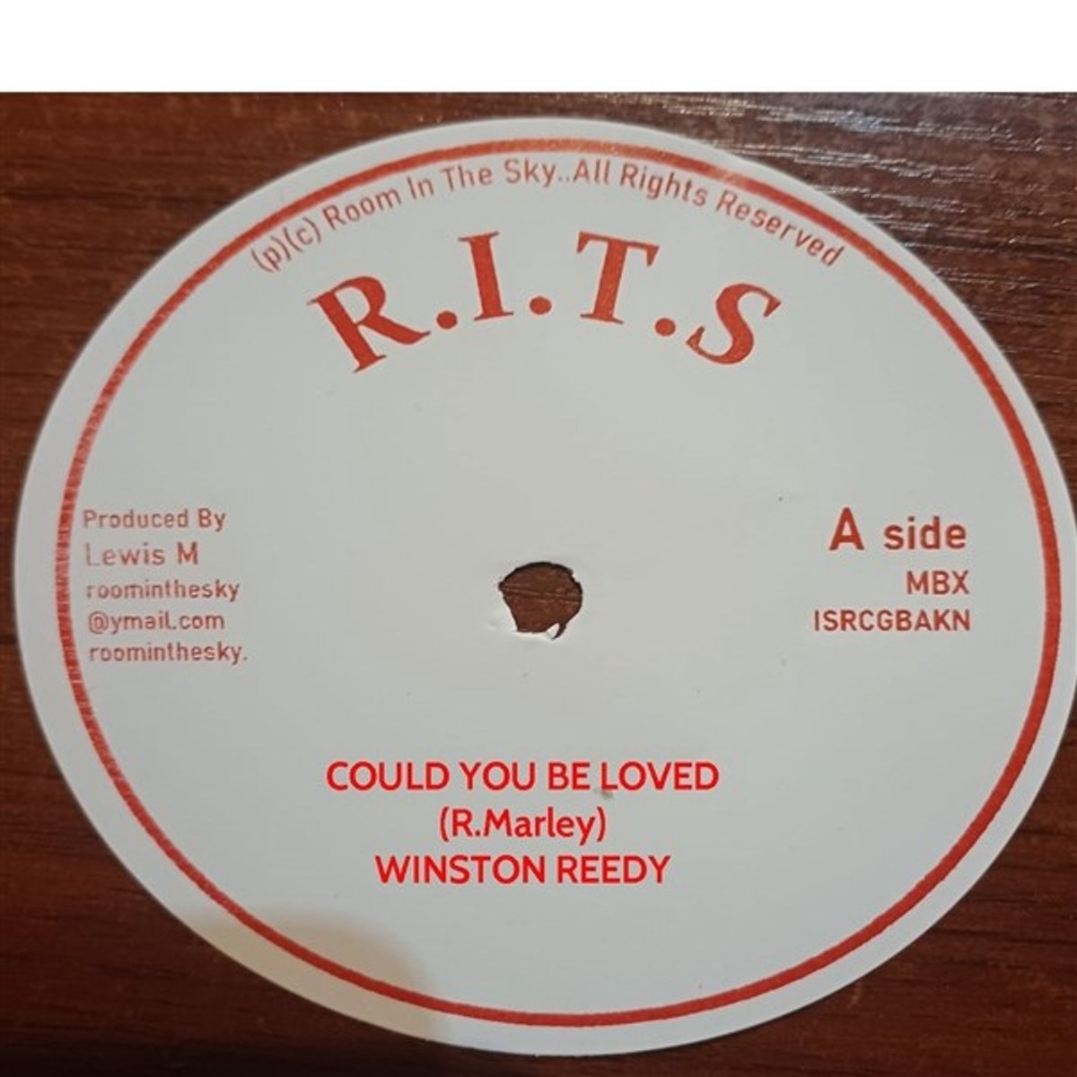 Winston Reedy - Could You Be Loved (7" Single) (RSD)