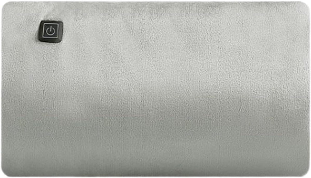 Elektrische Warmwaterkruik - Oplaadbare Kruik - Comfort Warmte - Drie Temperatuurstanden - 39 x 295 cm - Grijs