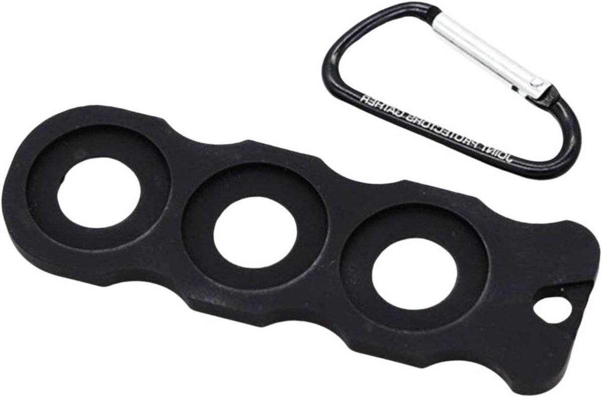 Keu Beschermers - Opberghouders Biljart - Keu Onderhoud - Combinatie Materiaal - 924 cm - Zwart