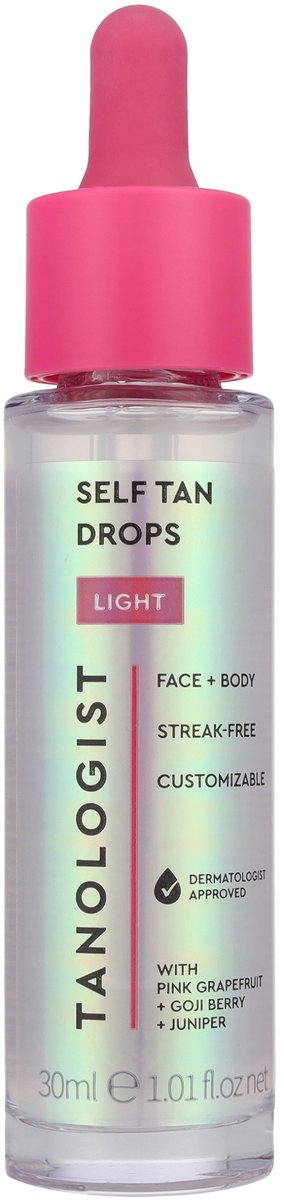 Tanologist Self Tan Drops Face + Body Drops 30 ml - Light