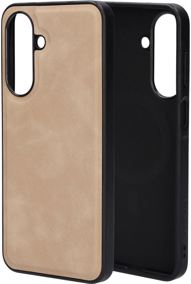 Mobiparts Classic Backcover geschikt voor Samsung Galaxy A27 Moonstone - Beige - MagSafe