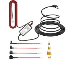 12V-24V naar 5V/2.5A Type C Dash Cam Hardwire Kit - USB C Oplaadkabel voor Auto, Dashcam Voeding, 320 cm Lengte