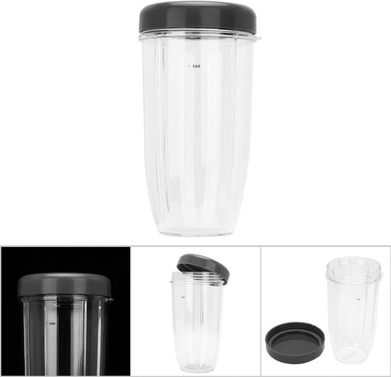 Shopcentral - Mixer reserveonderdelen - Cup en deksel set - Vervangende accessoires - Compact formaat - Keukenaccessoires - Geschikt voor Nutri 900W - ... van Merkloos — afbeelding 5