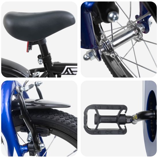 vidaXL - Kinderfiets - 12 - Inch - voor - 2-4 - jaar - oud - Zwart van VidaXL — afbeelding 3