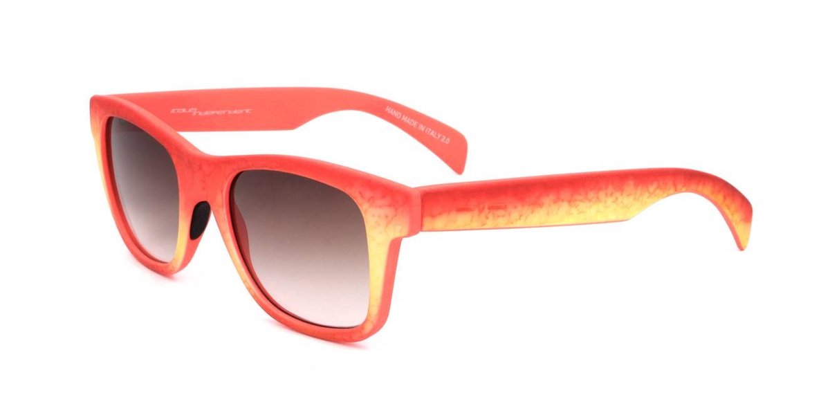 Italia Independent MOD 090B SMALTI Orange yellow 46/20/132 TEEN Zonnebrillen