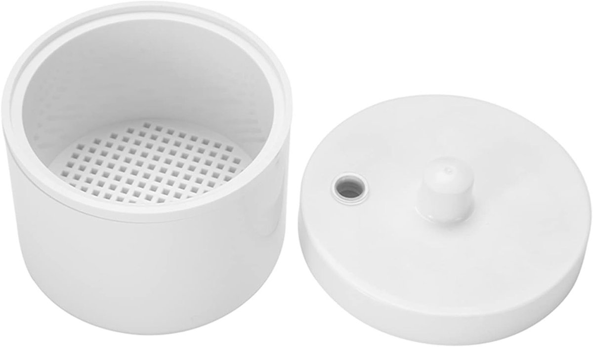 Ronde Desinfectiedoos voor Sterilisatie van Nageltools en Manicureaccessoires - Opbergdoos voor Schoonmaak en Organisatie