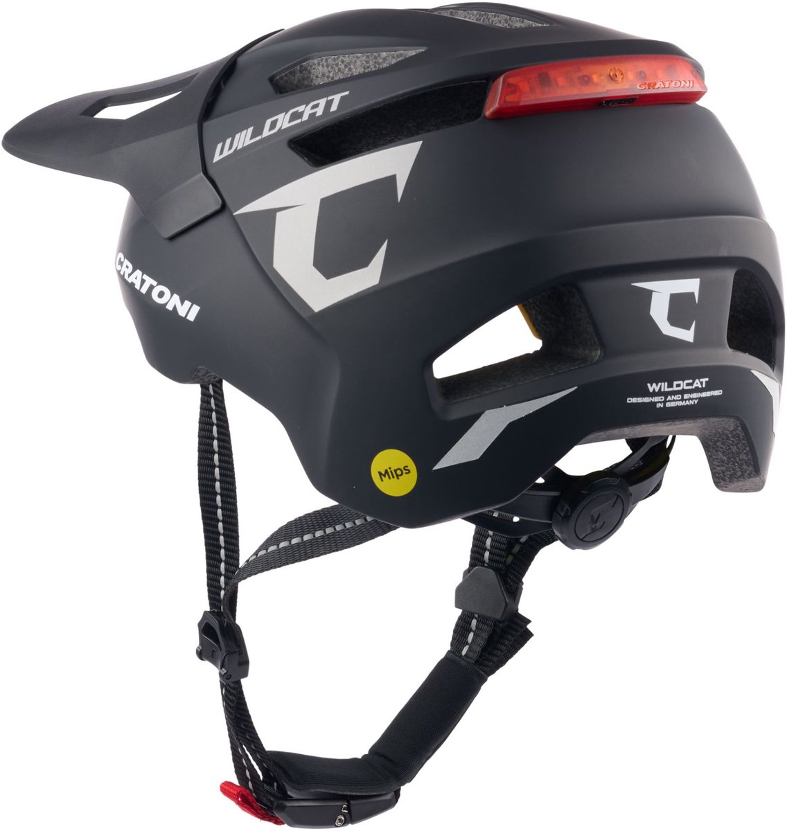 Kinderhelm Cratoni Wildcat Mips Zwart Mat - S/m (49-56cm) - UNI