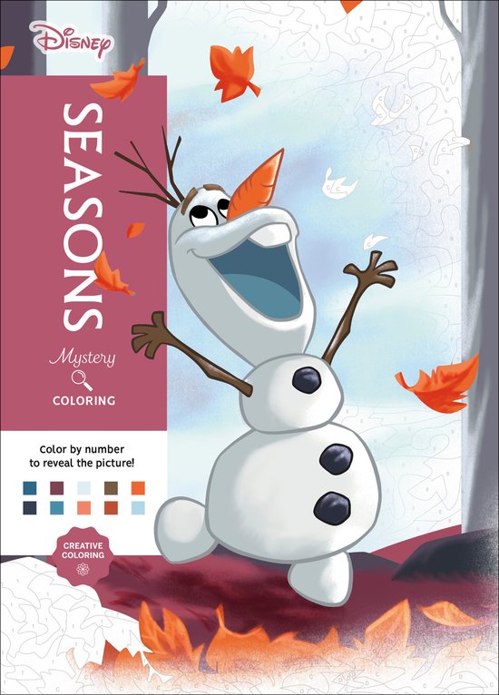 Disney- Disney Mystery Coloring: Seasons - cover