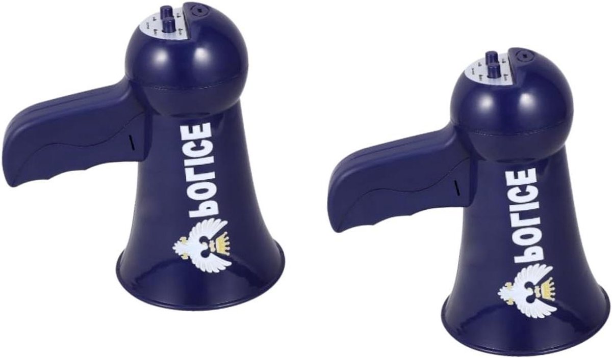 Gesimuleerd Luidsprekerspeelgoed - Megafoon Speelgoed - Rollenspel Kinderen - Educatief en Stimuleert Verbeelding - 20 cm Hoog - Blauw