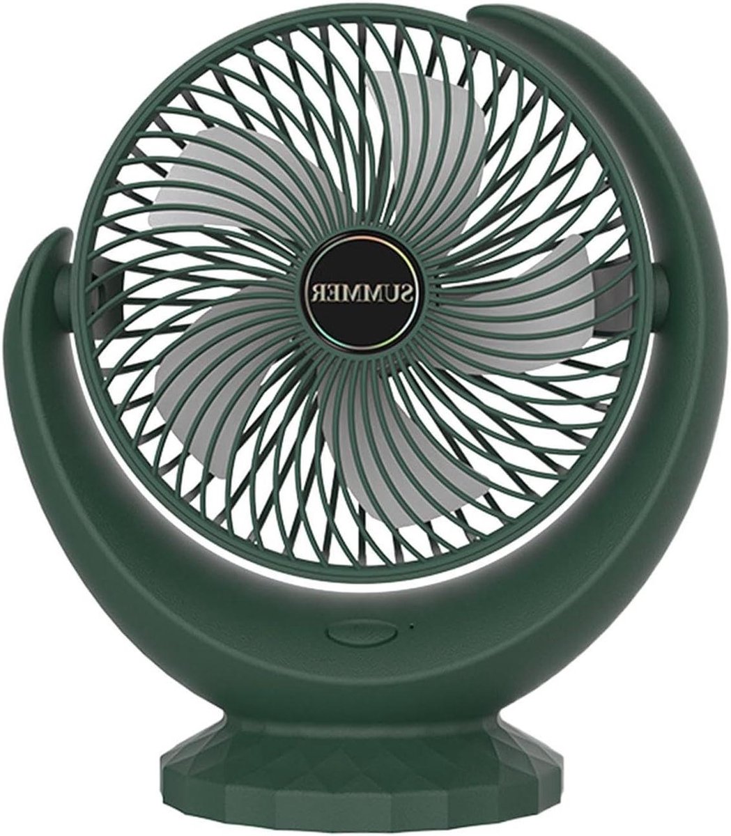 Handventilator - Persoonlijke ventilator - Koelte Onderweg - Stille Werking - 21.5cm - Wit