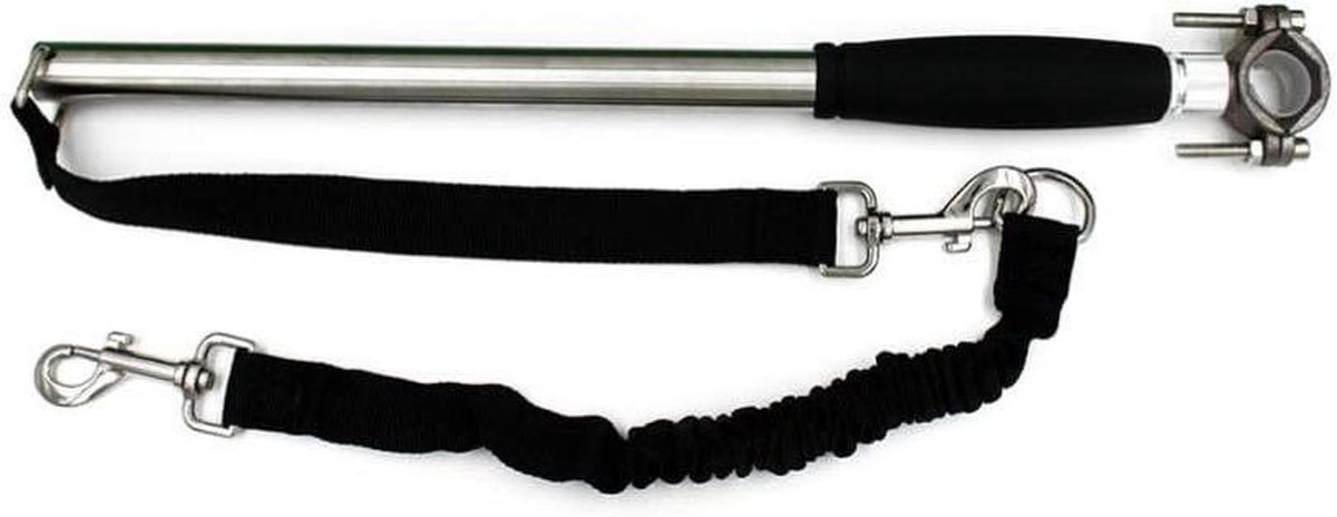 Hondenriem - Uitlaten Riem - Fietsen Wandelen - Handsfree Ontwerp - Medium - Zwart
