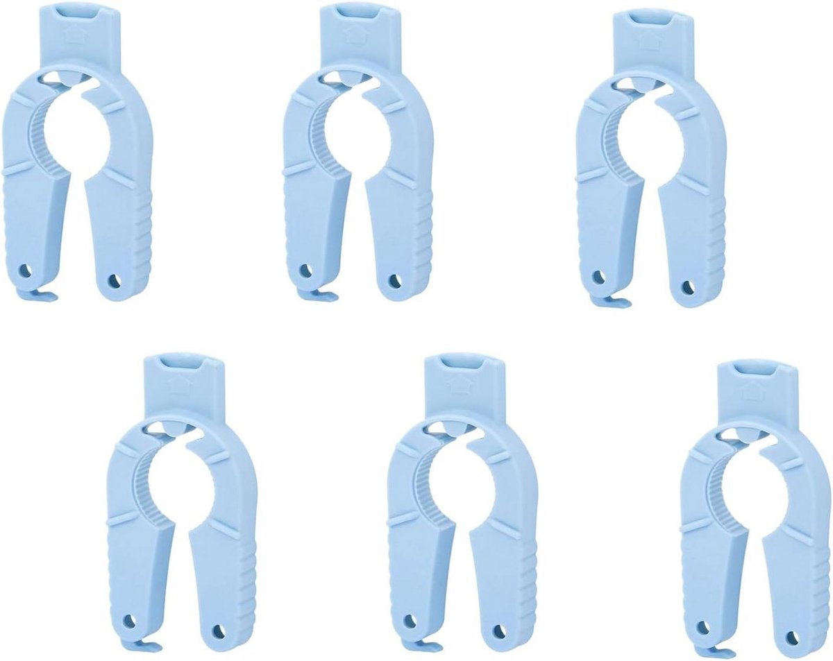 Flesopener Set - Drankopener Blikopener - Dranken Openen - 3-in-1 Ontwerp - 6 Stuks - Blauw