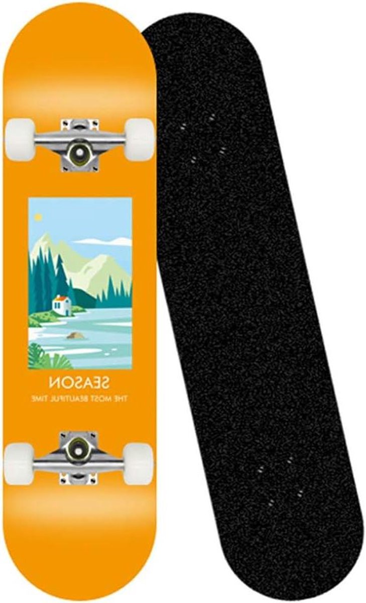 Compleet Skateboard Cruiser Trick Board Stunts en Tricks Dubbel Kick Concave 31 x 8 inch