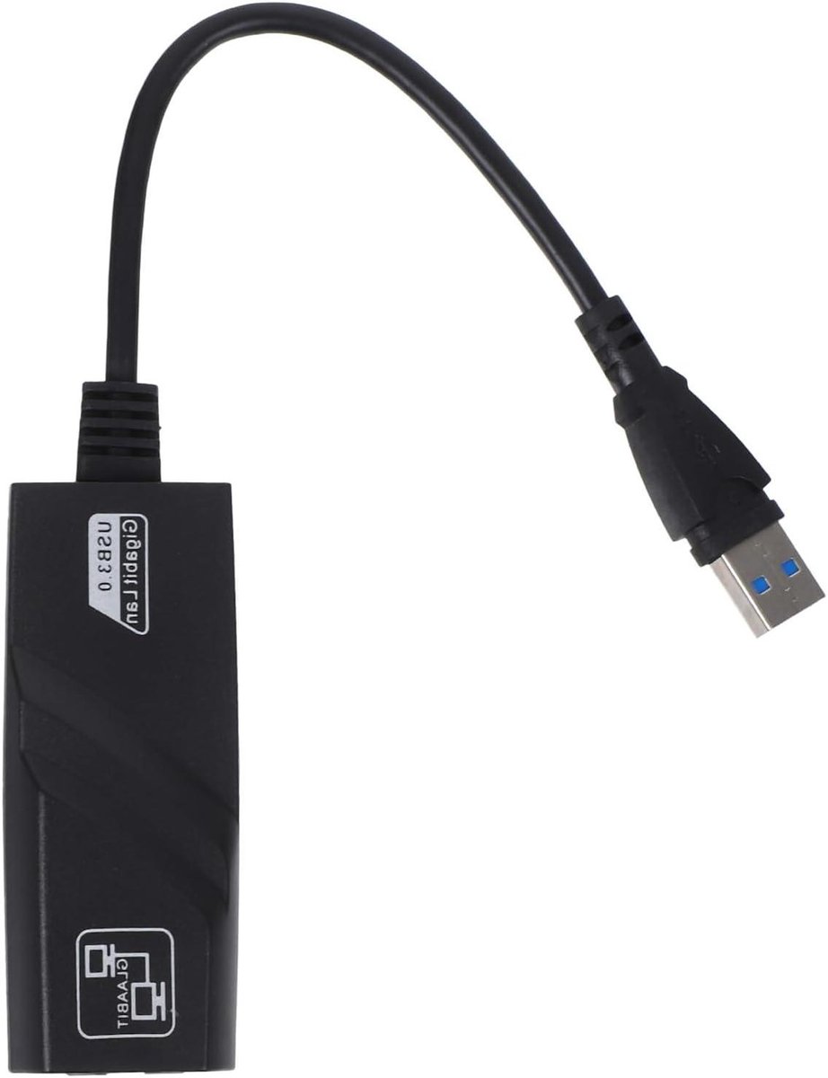 Netwerkadapter - Ethernet Kaart - Snelle Internetverbinding - Plug and Play - Gigabit Snelheid - Zwart