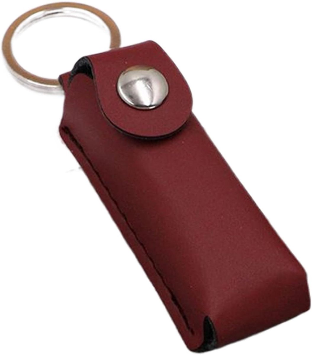 Opbergkoffer Flashdrives - USB-stickhouder Organizer - Digitale Uitrusting - Anti-verlies Sleutelhanger - 7 x 3 x 1.5 cm - Rood