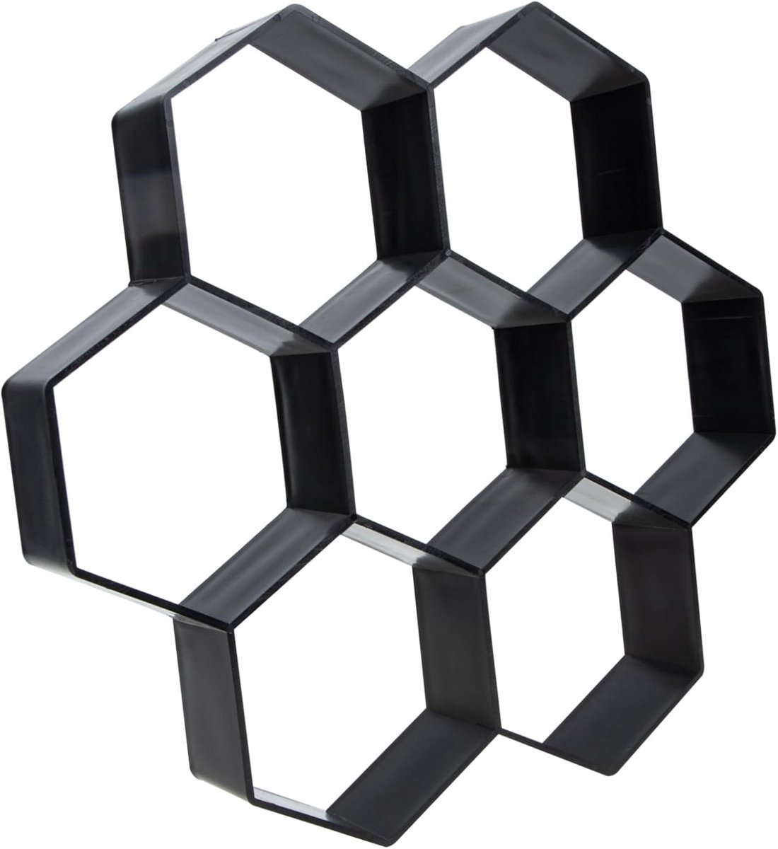 Vloertegelmal - Padvormer Mal - Tuinbestrating Maken - Herbruikbaar Plastic - 29x29cm - Zwart
